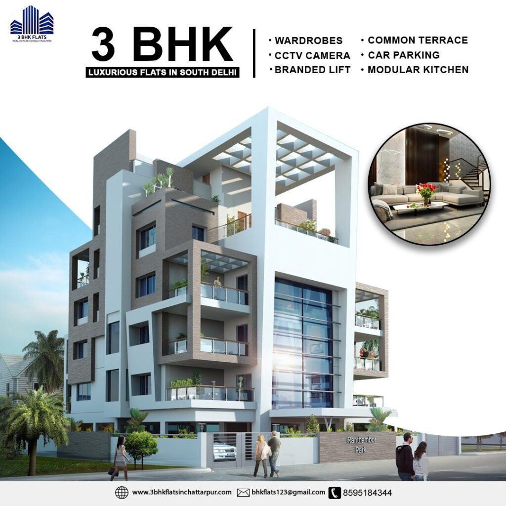 3 BHK flats in South Delhi with loan Image