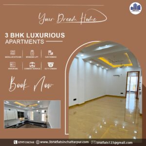 3 BHK flat in Chattarpur South Delhi Image