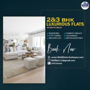 2 BHK flats in Chattarpur Image