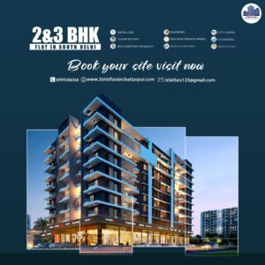 3 BHK Flats in Chattarpur with Loan Image