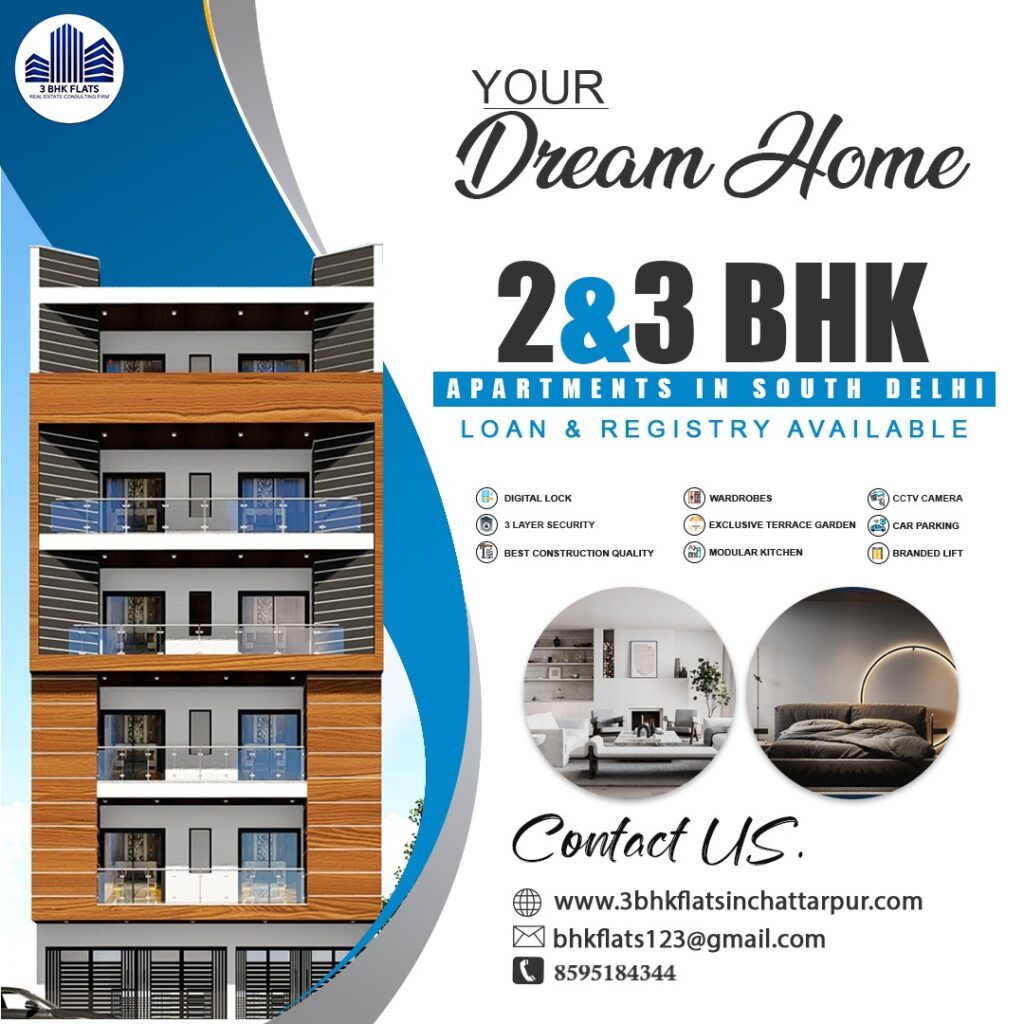 3 BHK Flat in Chattarpur Enclave Image