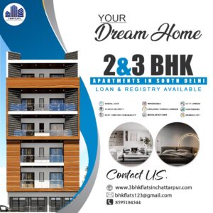 3 BHK Flat in Chattarpur Enclave Image