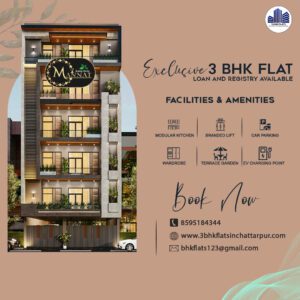 Luxurious 3 BHK Flat in Chattarpur Delhi Image