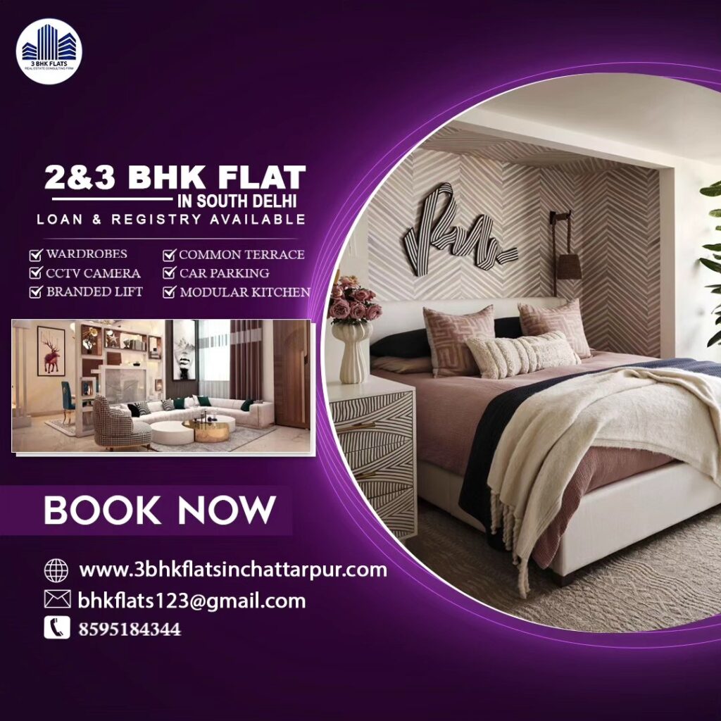 2 BHK flats in Chattarpur with Loan Image