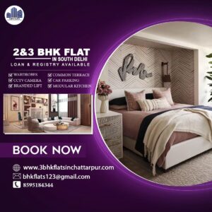 2 BHK flats in Chattarpur with Loan Image