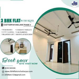 3 BHK Flats in Chattarpur Enclave Image