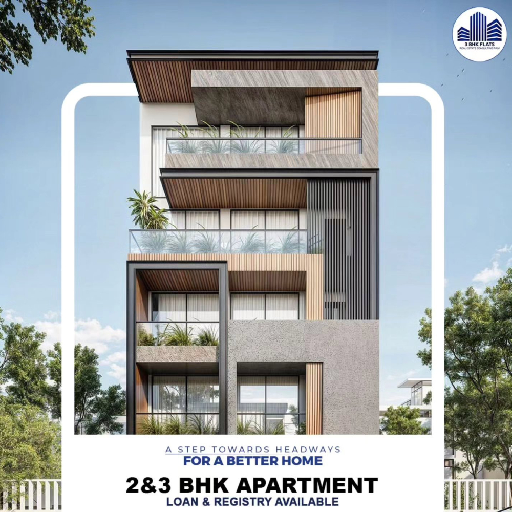 3 BHK Flat in Chattarpur Near Metro Image